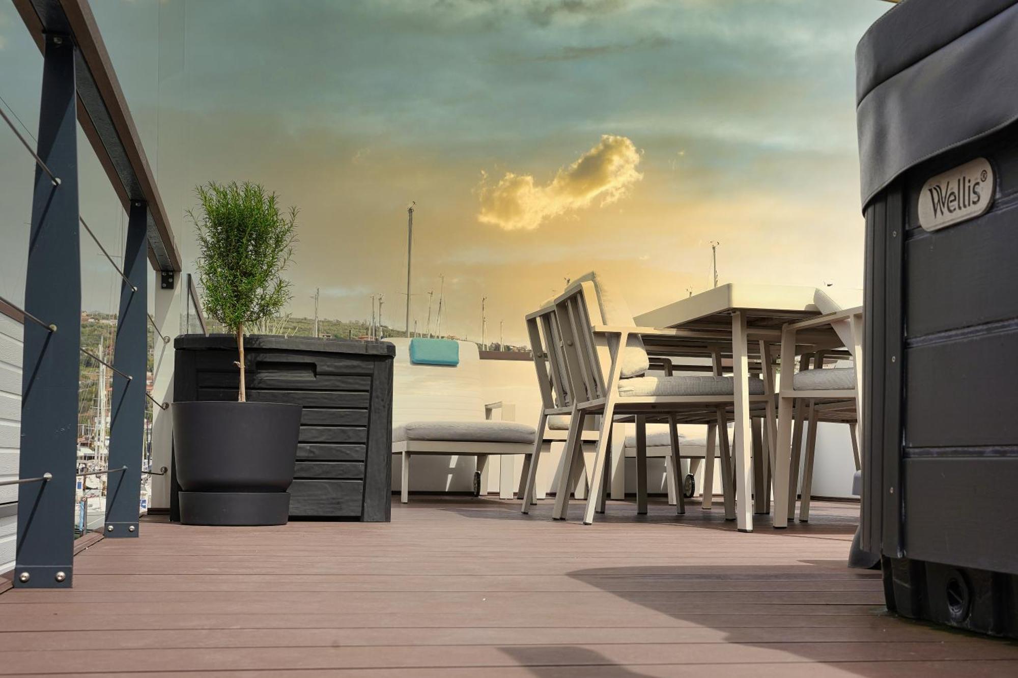 Villa Floating Sea House Miramare Portoroz Exterior foto